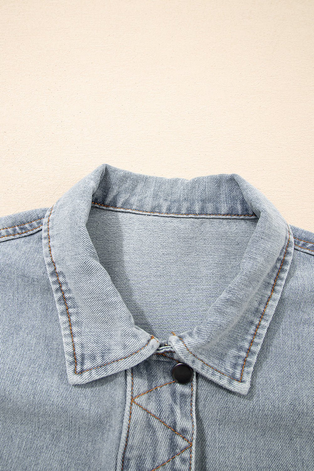 Beau Blue Street Style Zip Up Washed Denim Jacket For Casual Everyday Wear Unisex Dear-Lover Dropshipping